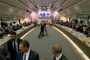 Réunion des membres de l’Opep à Vienne en juin 2016. © Ronald Zak/AP/Sipa