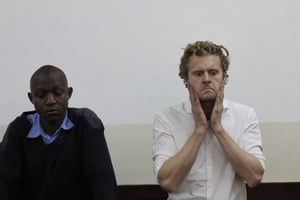 Jack Marrian au tribunal de Kibera, à Nairobu le 4 août 2016 © Khalil Senosi/AP/Sipa