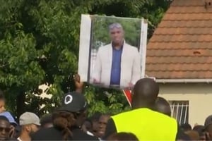 Manifestation après la mort du jeune homme. © Capture d’écran BFMTV