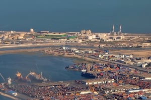 Vue aérienne du port de Radès au nord-est de Tunis, le 05 octobre 2008. © Citizen59/Wikimedia Commons