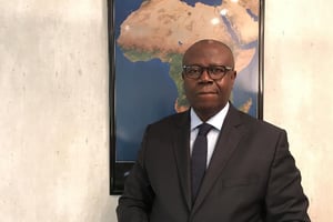 Antoine Boyamba, vice-ministre des Congolais de l’étranger, le 11 août 2016 à Paris. © DR