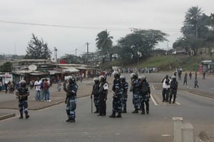 Manifestations le vendredi 7 août à Libreville, Gabon. © Bruno Ben MOUBAMBA/Flickr creative commons