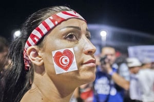 Le 13 août 2016, lors de la fête nationale de la femme en Tunisie. © Amine Landoulsi/AP/SIPA