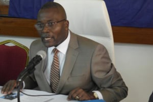 Augustin Moussavou King, candidat à l’élection présidentielle gabonaise du 27 août 2016. © Équipe de campagne d’Augustin Moussavou King.
