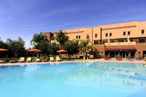 L’hôtel de Marrakech, l’un des 40 établissements dont le groupe dispose sur le continent. © BABBA