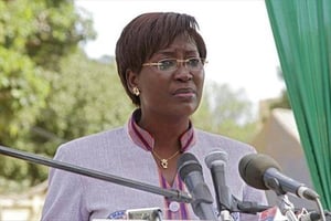 Laure Zongo, ministre burkinabè de la Femme, de la Solidarité nationale et de la Famille, en août 2016. © DR