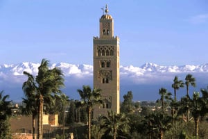 La mosquée de la Koutoubia. © bravo/ana/ONLYWORLD