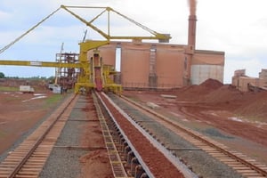 Image d’archive. Vue des installations du port industriel de Kamsar, en Guinée. © www.cbg-guinee.com