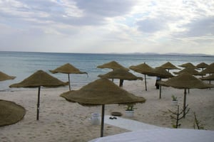 Une plage à Hammamet, en Tunisie. © Kaigani Turner/CC/Flickr creative commons