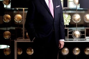 Richard Adkerson, le patron de Freeport-McMoRan à Londres le 3 octobre 2011. © Bloomberg