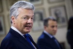 Le ministre belge des Affaires étrangères, Didier Reynders, le 2 mars 2016. © Hassan Ammar/AP/SIPA