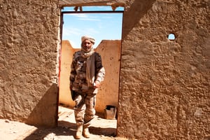 Début 2013, Gamou pénètre à Gao sur les pas des militaires français et participe à la traque des jihadistes. © Émilie Régnier pour JA