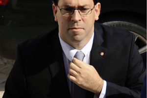 Youssef Chahed, chef du gouvernement tunisien. © Riadh Dridi/AP/SIPA