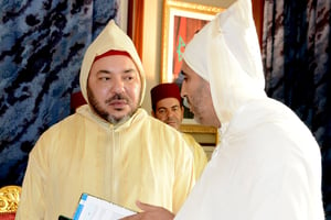 Mohammed VI à l’ouverture du Parlement marocain le 14 octobre 2016. © Maghreb Arab Press