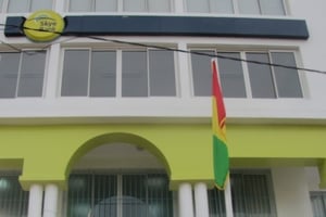 Vue d’une agence de Skye Bank, en Guinée, inaugurée en avril 2010. © DR