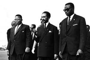 L’empereur d’Éthiopie Haïlé Selassié Ier en 1963. © Archives Jeune Afrique