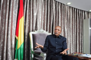 Le président guinéen Alpha Condé. © Vincent Fournier/JA