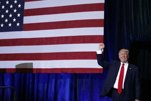 Donald Trump, le 5 novembre en Floride. © Evan Vucci/AP/SIPA