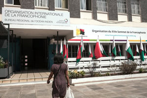 Le bureau océan Indien de l’OIF, à quelques mètres du palais présidentiel d’Ambohitsorohitra, à Antananarivo. © RIJASOLO/RIVA PRESS