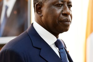 portrait Adama Toungara, Ministre ivoirien des Mines  pour JA parution 2714 © Camille Millerand pour JA