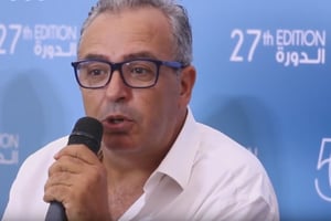 Brahim Letaief, réalisateur et producteur tunisien, directeur des JCC entre mai 2015 et novembre 2016. © Capture d’écran/Tunisie.co/Youtube