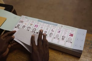 Les élections législatives ivoiriennes se tiendront mi-décembre. © Schalk van Zuydam/AP/SIPA