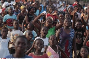 La jeunesse de Yamoussoukro (photo d’illustration). © Rebecca Blackwell/AP/SIPA