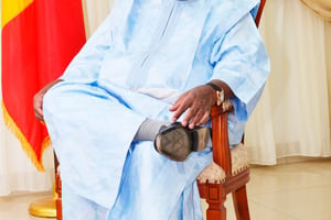 Ibrahim Boubacar Keïta, le président malien. © Emmanuel DAOU Bakary pour JA