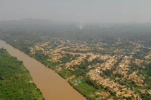 La rivière Ulindi à Shabunda, dans l’est de la RDC. © Flickr/Monusco/CC