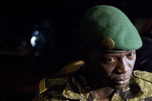 Amadou Haya Sanogo en mars 2012. © Rebecca Blackwell/AP/SIPA