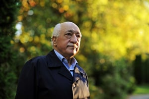 Fethullah Gülen en 2013, en Pennsylvanie, aux États-Unis. © Selahattin Sevi/AP/SIPA