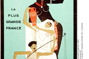 Une affiche de l’exposition coloniale de 1931 à Vincennes, en France. © E.R.L./SIPA