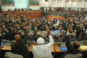 Le Parlement algérien le 12 novembre 2008. © AP/SIPA