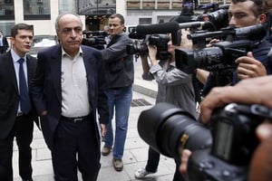 L’homme d’affaires franco-libanais Ziad Takieddine, à Paris le 5 octobre 2011. © Remy de la Mauviniere/AP/SIPA
