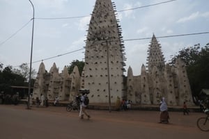 La mosquée de Dioulassoba, à Bobo-Dioulasso. © Ministère burkinabé de la Culture, des Arts et du Tourisme.