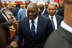Le président congolais Joseph Kabila le 15 novembre 2016 à Kinshasa. © AFP