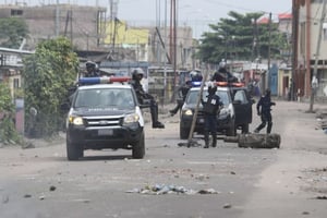 A Kinshasa, en RDC, le mardi 20 décembre 2016. © John Bompengo/AP/SIPA