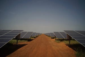 La centrale solaire Senergy 2, au Sénégal, le 29 septembre 2016 © DR