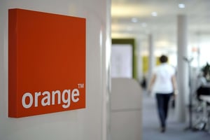 Logo de la compagnie Orange (illustration). © Dominic Favre/AP/SIPA