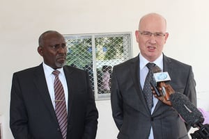 Smaïl Chergui, en janvier 2015 à Mogadiscio, en Somalie. © Amisom/CC/Wikimedia commons