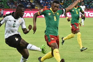 Le Ghana face au Cameroun, jeudi 2 février 2017, en demi-finale de la CAN. © AFP
