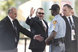 Mohammed VI à Marrakech en novembre 2016. © Mosa’ab Elshamy/AP/SIPA