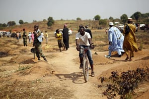 A Bangui, en février 2016. © Jerome Delay/AP/SIPA