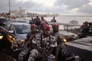 Des soldats ivoiriens à Abidjan, le 23 octobre 2015 © Schalk van Zuydam/AP/SIPA