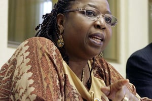 Awa Marie Coll Seck, ministre sénégalaise de la Santé et de l’Action sociale. © SALVATORE DI NOLFI/AP/SIPA