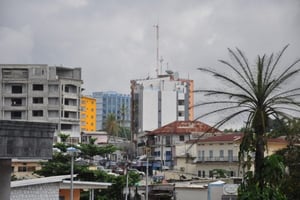 Vue du centre-ville de Libreville, au Gabon. © Tiphaine Saint-Criq pour JA