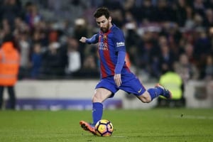 L’attaquant du FC Barcelone, lors d’un match de Liga le 19 février 2017. © Manu Fernandez/AP/SIPA