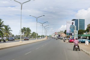 Vue de la ville de Lomé. © Jacques TORREGANO pour Jeune Afrique