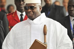 L’ancien chef de l’État gambien vit désormais à Malabo, en Guinée équatoriale.. © SIMON MAINA/AFP