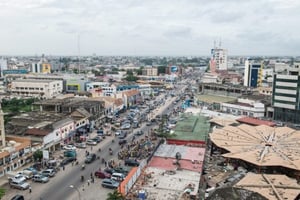 Vue de Cotonou (Bénin). © Youri Lenquette pour JA